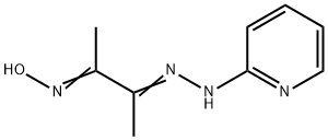 N-하이드록시-3-[2-(2-피리딜)하이드라조노]-2-부타니민 구조식 이미지