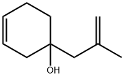 3-Cyclohexen-1-ol, 1-(2-methyl-2-propenyl)- (9CI) 구조식 이미지