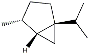 [1R,4R,5R,(+)]-4-Methyl-1-(1-methylethyl)bicyclo[3.1.0]hexane 구조식 이미지