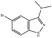 1H-Indazol-3-aMine,5-broMo-N,N-diMethyl- Structure