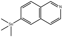 6-TRIMETHYLSTANNANYLISOQUINOLINE Structure