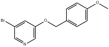 3-Bromo-5-(4-methoxybenzyloxy)pyridine Structure