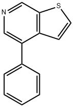 티에노[2,3-c]피리딘,4-페닐-(9CI) 구조식 이미지