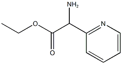 에틸2-아미노-2-(2-피리디닐)아세테이트 구조식 이미지
