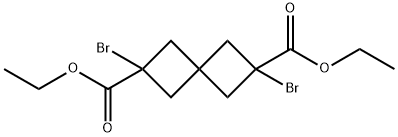 Diethyl 2,6-dibroMospiro[3.3]heptane-2,6-dicarboxylate Structure