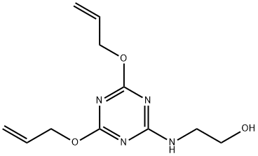 2-[[4,6-bis(allyloxy)-1,3,5-triazin-2-yl]amino]ethanol Structure