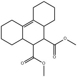 1,2,3,4,5,6,7,8,8a,9,10,10a-Dodecahydrophenanthrene-9,10-dicarboxylic acid dimethyl ester Structure