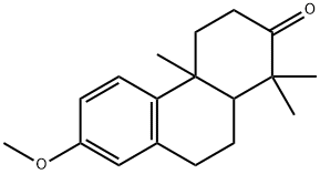 3,4,4a,9,10,10a-Hexahydro-7-methoxy-1,1,4a-trimethyl-2(1H)-phenanthrenone 구조식 이미지