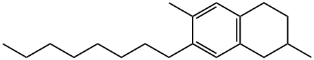 1,2,3,4-테트라하이드로-2,6-디메틸-7-옥틸나프탈렌 구조식 이미지