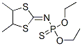 N-(4,5-디메틸-1,3-디티올란-2-일리덴)포스포아미도티오산O,O-디에틸에스테르 구조식 이미지