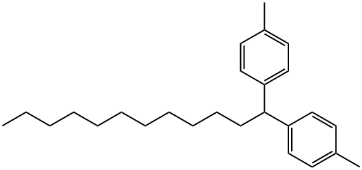 1,1'-도데실리덴비스(4-메틸벤젠) 구조식 이미지