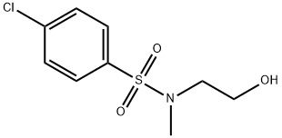 4-클로로-N-(2-히드록시에틸)-N-메틸벤젠술폰아미드 구조식 이미지