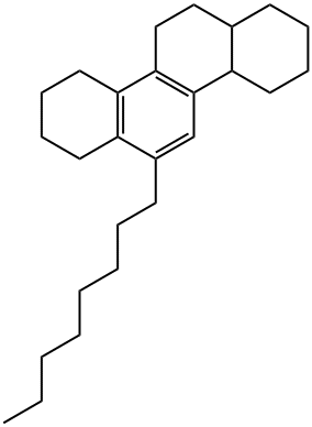 1,2,3,4,4a,7,8,9,10,11,12,12a-Dodecahydro-6-octylchrysene Structure