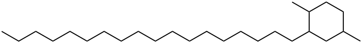 1,4-Dimethyl-2-octadecylcyclohexane Structure