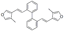 3,3'-[(1,1'-Biphenyl-2,2'-diyl)di(ethene-1,2-diyl)]bis(4-methylfuran) Structure
