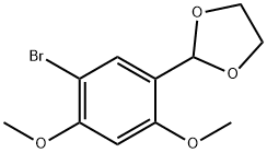 1-BROMO-2,4-DIMETHOXY-5-(1,3-DIOXOLAN-2-YL)BENZENE Structure