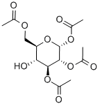 1,2,3,6-TETRA-O-ACETYL-ALPHA-D-GLUCOPYRANOSE Structure