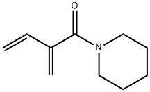 Piperidine, 1-(2-methylene-1-oxo-3-butenyl)- (9CI) 구조식 이미지