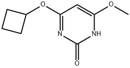 2(1H)-Pyrimidinone, 4-(cyclobutyloxy)-6-methoxy- (9CI) Structure