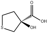 3-Thiophenecarboxylic acid, tetrahydro-3-hydroxy-, (3S)- (9CI) Structure