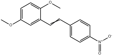 2,5-DIMETHOXY-4'-NITROSTILBENE Structure