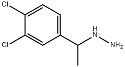 [1-(3,4-dichlorophenyl)ethyl]hydrazine Structure