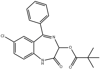 Pivoxazepam Structure