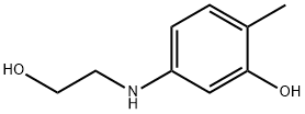 2-메틸-5-하이드록시에틸아미노페놀 구조식 이미지