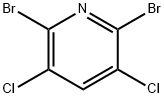 2,6-디브로모-3,5-디클로로피리딘 구조식 이미지