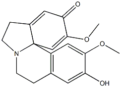 (13bS)-5,6,8,9-Tetrahydro-11-hydroxy-2,12-dimethoxy-3H-indolo[7a,1-a]isoquinolin-3-one Structure