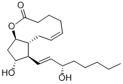 9ALPHA, 11ALPHA, 15S-TRIHYDROXY-PROSTA-5Z, 13E-DIEN-1-OIC ACID, 1,9-LACTONE Structure