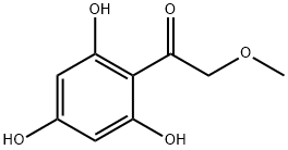 2-METHOXY-1-(2,4,6-TRIHYDROXYPHENYL)ETHANONE 구조식 이미지