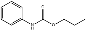Phenylcarbamic acid propyl ester Structure
