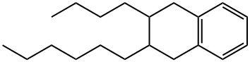 2-Butyl-3-hexyl-1,2,3,4-tetrahydronaphthalene Structure
