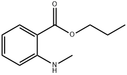 2-(Methylamino)benzoic acid propyl ester Structure