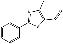 4-METHYL-2-PHENYL-1,3-THIAZOLE-5-CARBALDEHYDE Structure