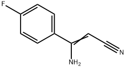 (Z)-3-Amino-3-(4-fluoro-phenyl)-acrylonitrile Structure