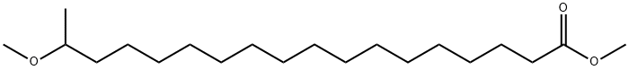 17-메톡시옥타데칸산메틸에스테르 구조식 이미지