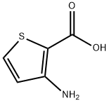 3-Aminothiophene-2-carboxylic acid 구조식 이미지