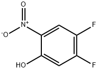 3,4-Difluoro-6-Nitrophenol 구조식 이미지