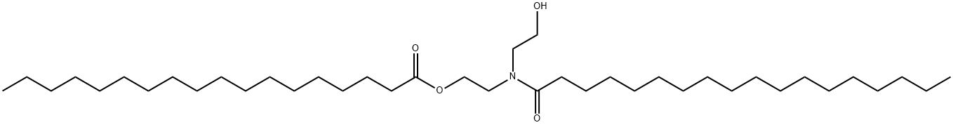 2-[(2-hydroxyethyl)(1-oxooctadecyl)amino]ethyl stearate Structure