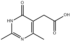 (4-HYDROXY-2,6-DIMETHYL-PYRIMIDIN-5-YL)-ACETIC ACID 구조식 이미지