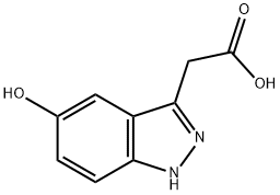 (5-HYDROXY-1H-INDAZOL-3-YL)-ACETIC ACID Structure