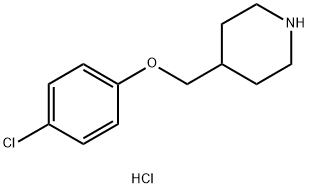 4-[(4-CHLOROPHENOXY)METHYL]-PIPERIDINE HYDROCHLORIDE Structure