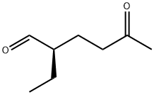 Hexanal, 2-ethyl-5-oxo-, (2R)- (9CI) Structure