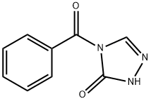 3H-1,2,4-Triazol-3-one,  4-benzoyl-2,4-dihydro- 구조식 이미지