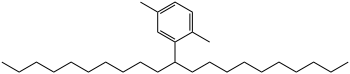 2-(1-Decylundecyl)-1,4-dimethylbenzene Structure