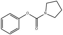 PYRROLIDINE-1-CARBOXYLIC ACID PHENYL ESTER Structure