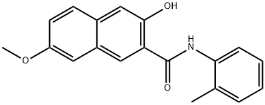 3-hydroxy-7-methoxy-N-(o-tolyl)naphthalene-2-carboxamide  Structure