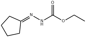 2-Cyclopentylidenehydrazine-1-carboxylic acid ethyl ester Structure